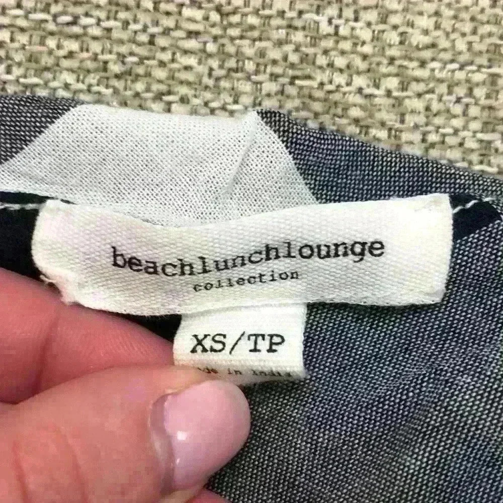 BeachLunchLounge One Shoulder Ruffle Checkered Top - Picture 4 of 4
